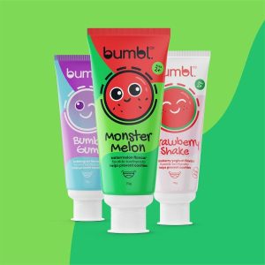 Bumble trio toothpaste