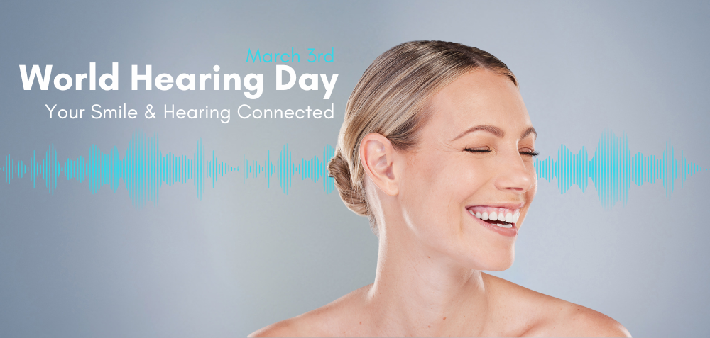 World Hearing woman smilling