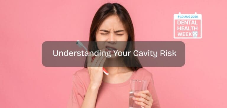 Cavity pHighter test strips on a bathroom counter beside a toothbrush.